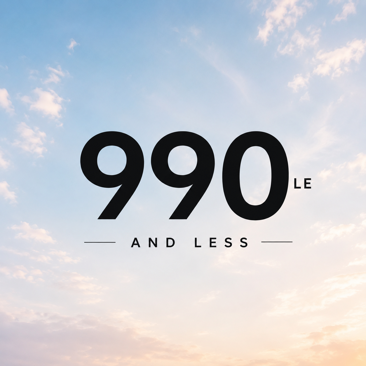 Shop Under 990 LE