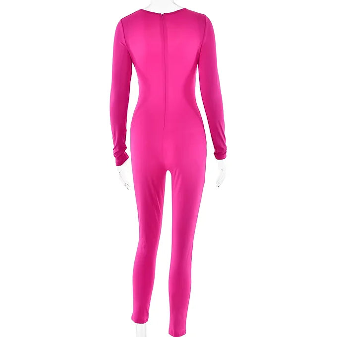 Bodycon Long Sleeve Jumpsuit