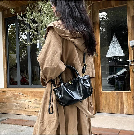Elegant Multi-Way Faux Leather Mini Crossbody Bag