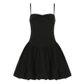Lace-Up Fit & Flare Sweetheart Dress