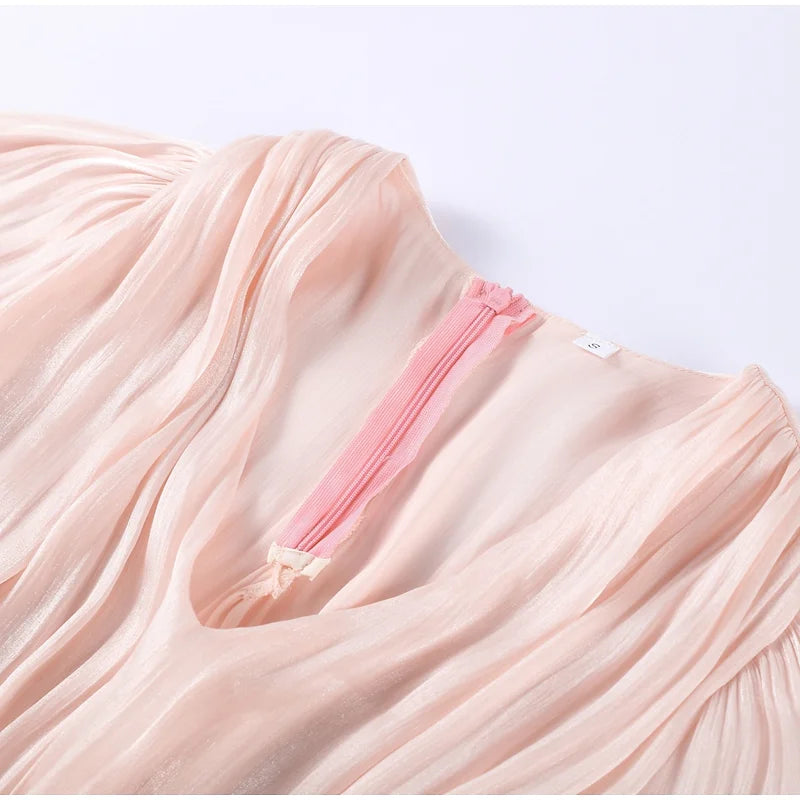 Elegant Satin Mini Dress