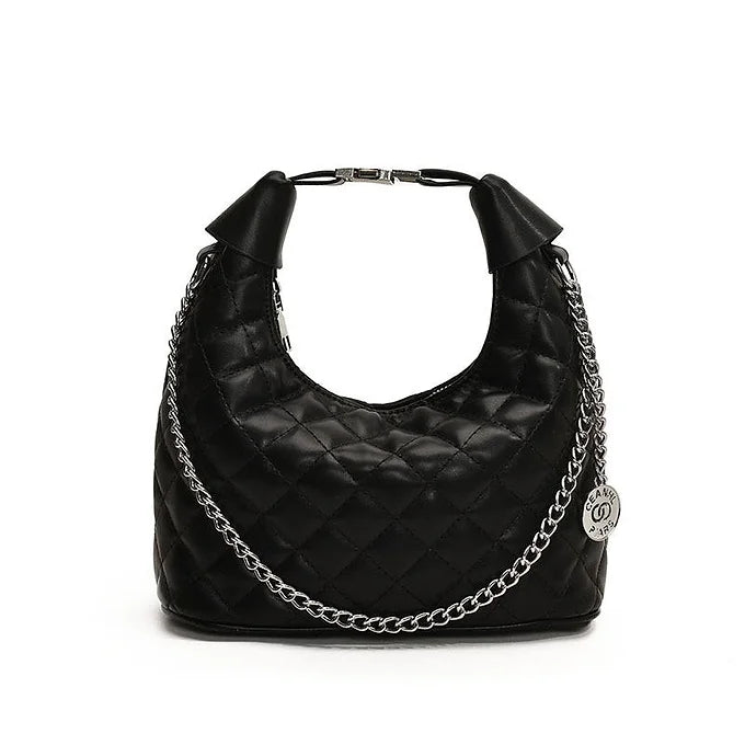 Niche Rhombus Chain Dumpling Shape Retro Shoulder Crossbody Bag