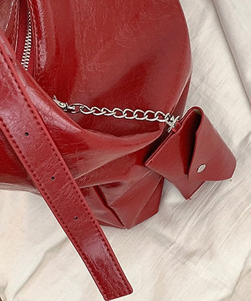 Vintage 2-Way Large Capacity PU Leather Shoulder Crossbody Bag
