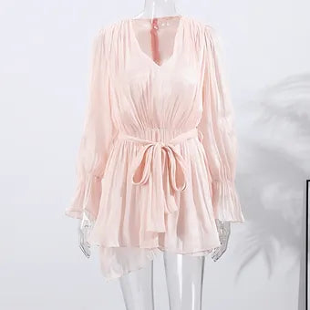 Elegant Satin Mini Dress