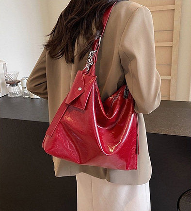 Vintage 2-Way Large Capacity PU Leather Shoulder Crossbody Bag
