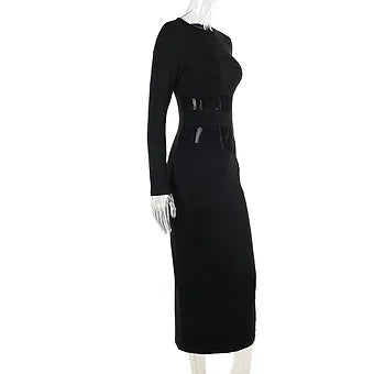 Elegant Nightfall Charm Mini Dress