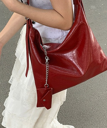 Vintage 2-Way Large Capacity PU Leather Shoulder Crossbody Bag
