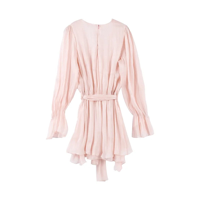 Elegant Satin Mini Dress