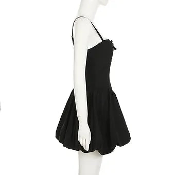 Lace-Up Fit & Flare Sweetheart Dress