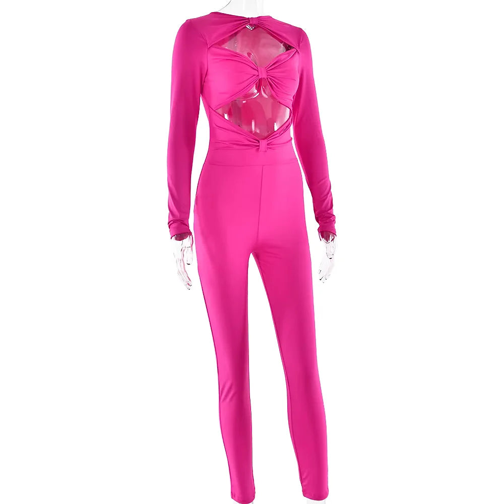 Bodycon Long Sleeve Jumpsuit