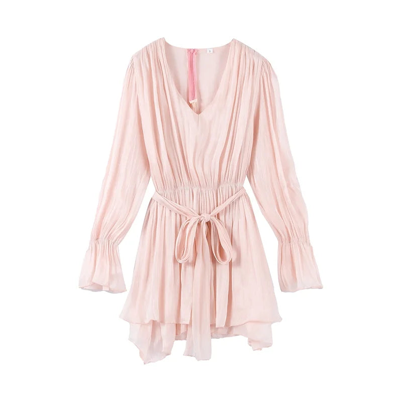 Elegant Satin Mini Dress