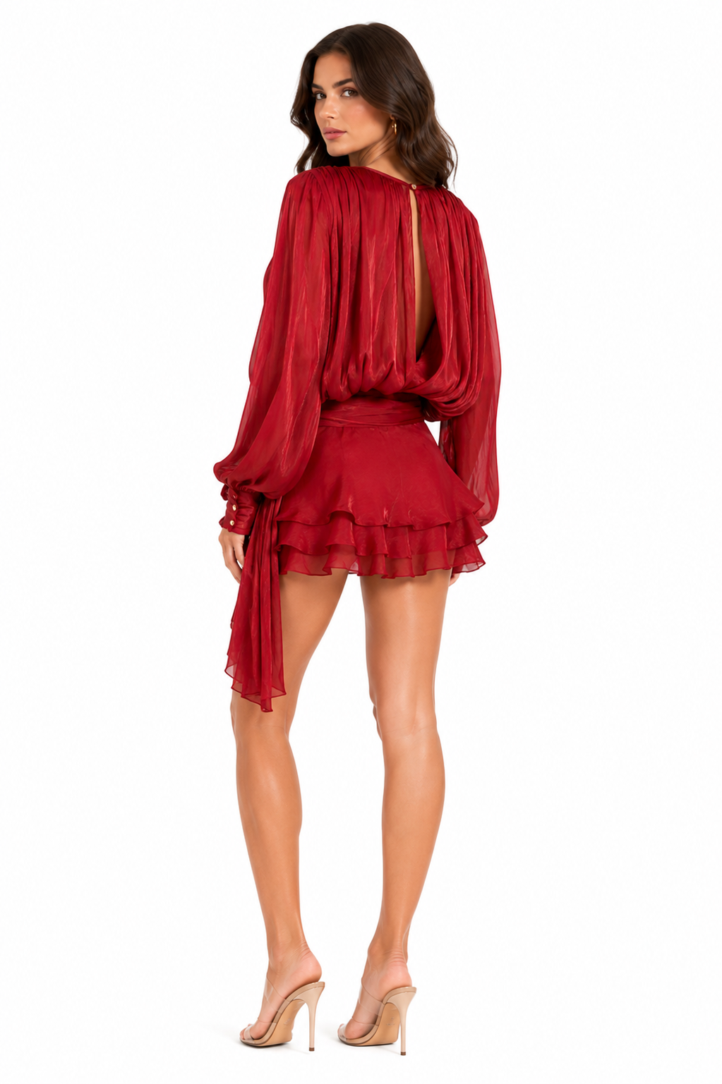 Elegant Satin Mini Dress