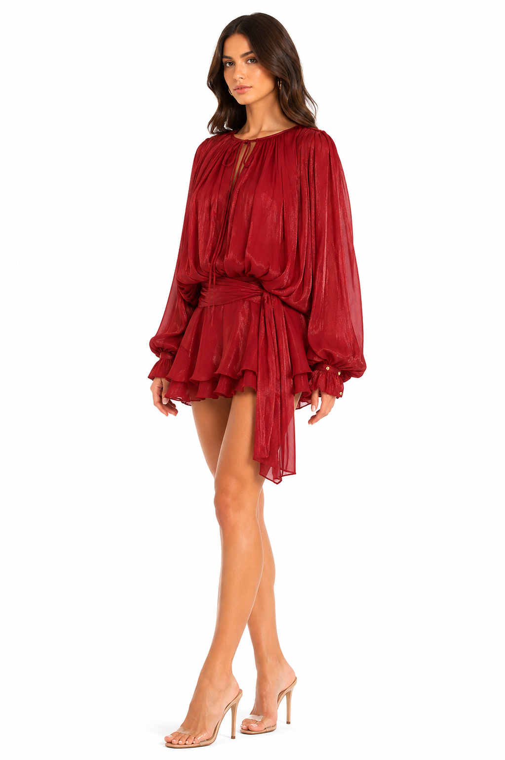 Elegant Satin Mini Dress