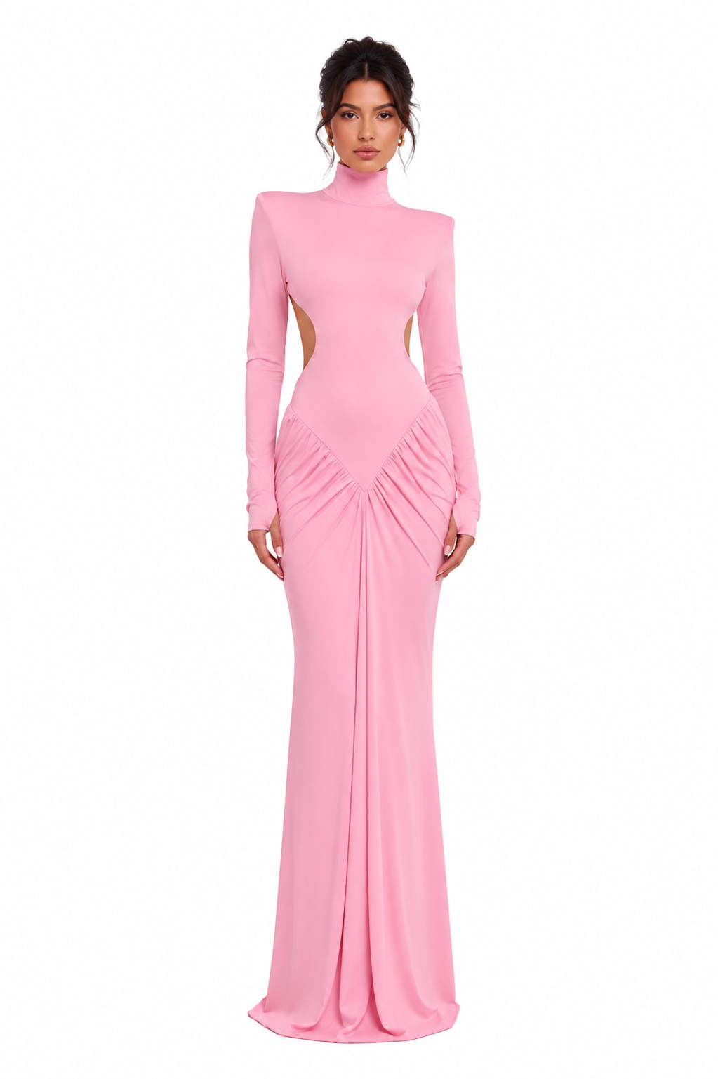 Jardin Cut-Out Mermaid Maxi Dress
