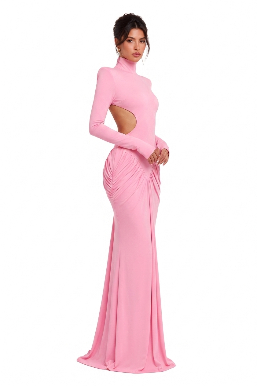 Jardin Cut-Out Mermaid Maxi Dress