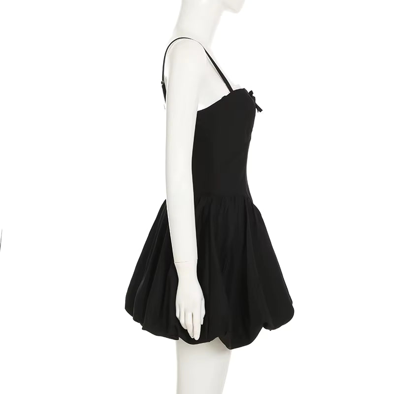 Lace-Up Fit & Flare Sweetheart Dress