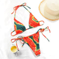 Rastafari Micro Triangle String Bikini Set