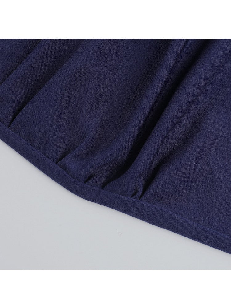 Ruched Off-Shoulder Solid Mini Dress