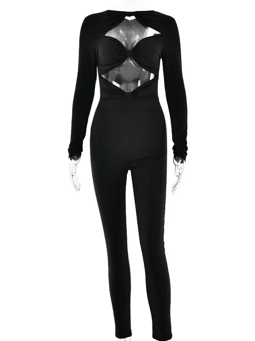 Bodycon Long Sleeve Jumpsuit