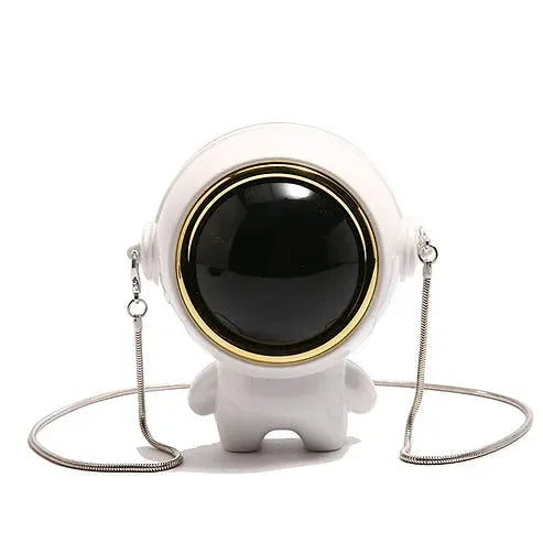 Novelty Astronaut Shape Acrylic Chain Strap Shoulder Bag