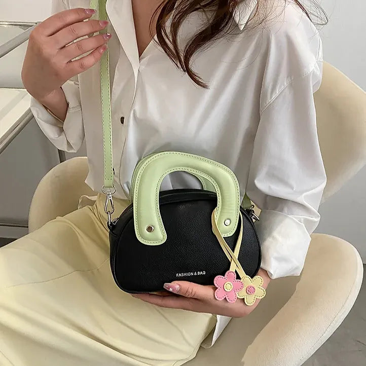 Minimalist Elegant PU Leather Lightweight Shoulder Bag