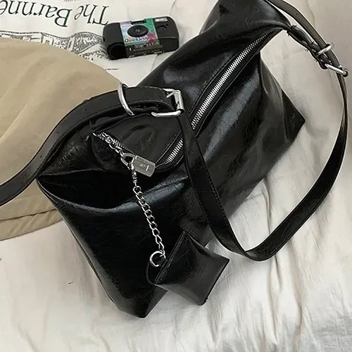 Vintage 2-Way Large Capacity PU Leather Shoulder Crossbody Bag