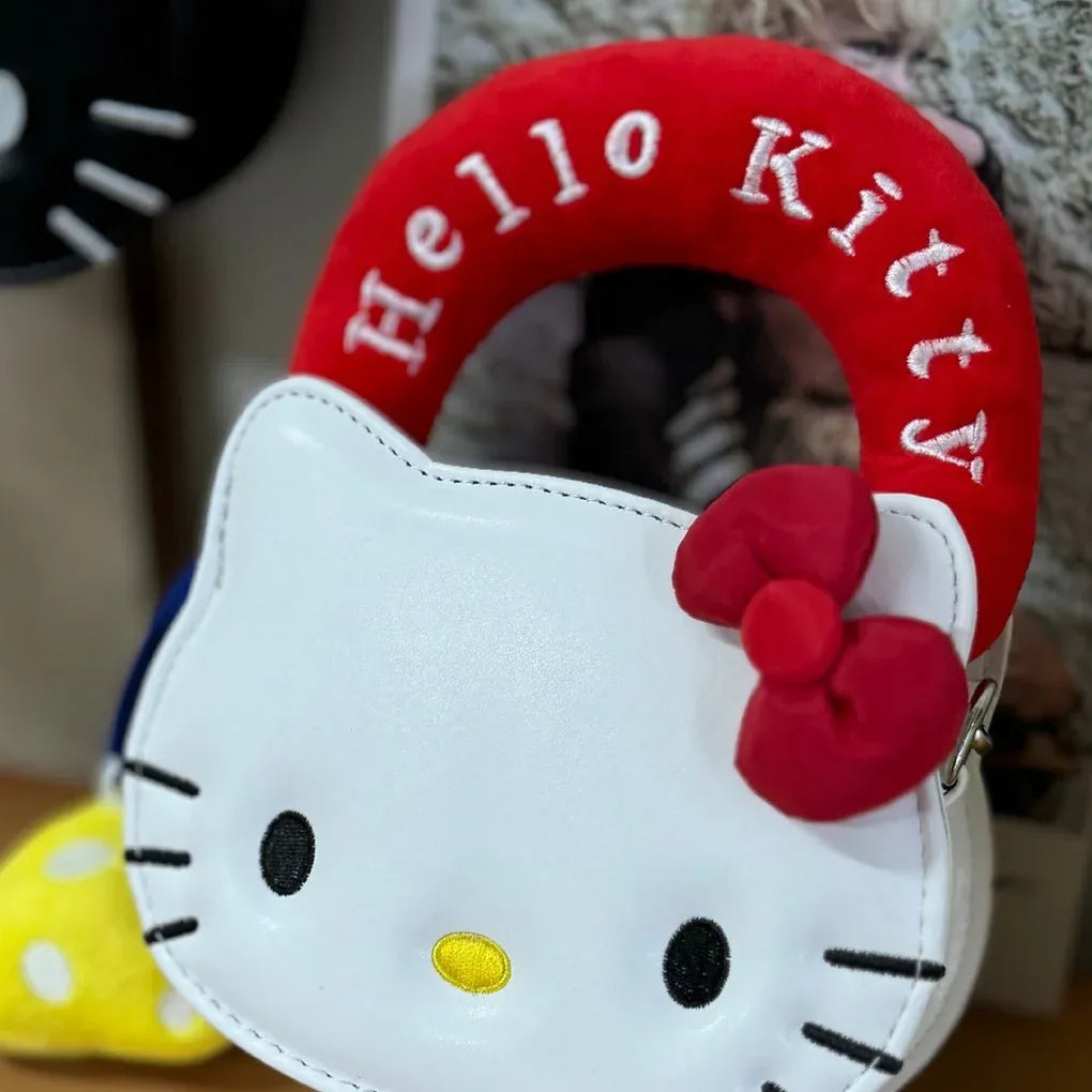 Soft Hello Kitty 3D Ribbon Keycharm Mini Shoulder Bag