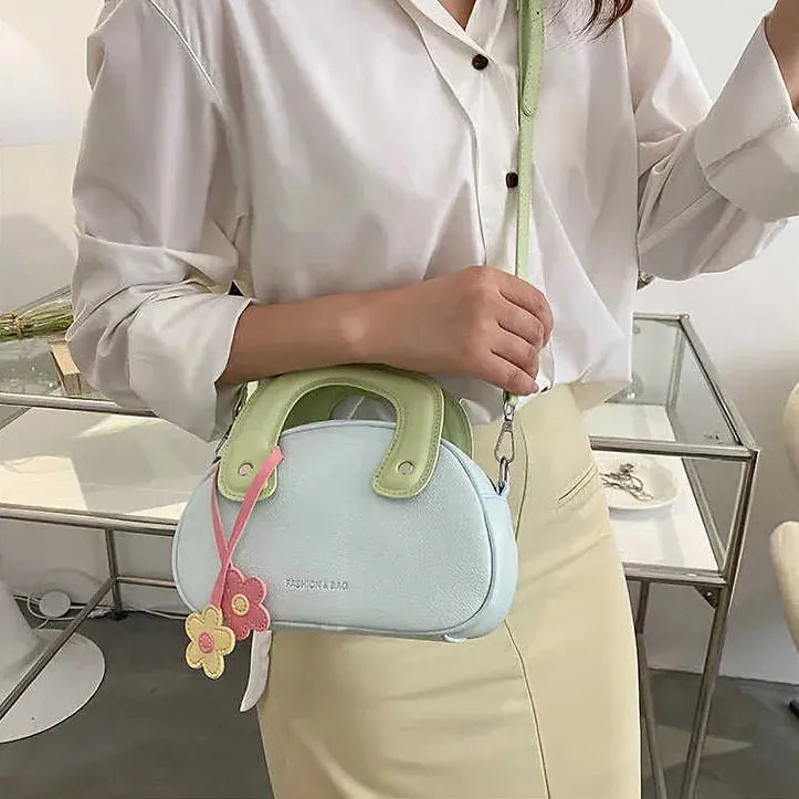 Minimalist Elegant PU Leather Lightweight Shoulder Bag