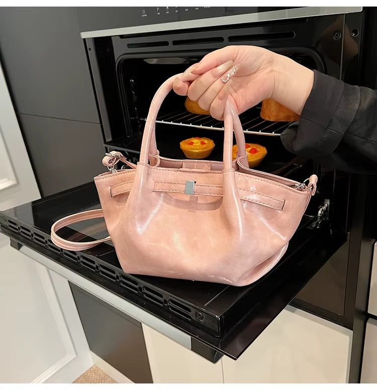 Elegant Multi-Way Faux Leather Mini Crossbody Bag