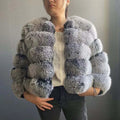 Opumi Short Thick Fox Fur Jacket