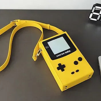 Novelty Gaming Console Shape PU Leather Adjustable Crossbody Bag