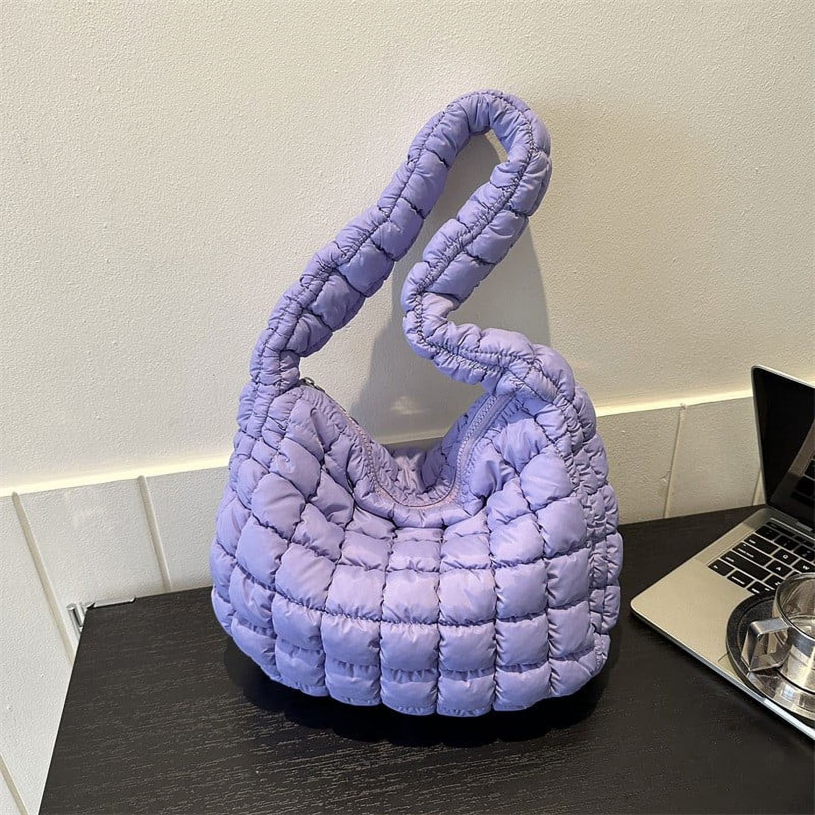 Luxury Cloud Pleated Large Capacity Nylon Shoulder Bag