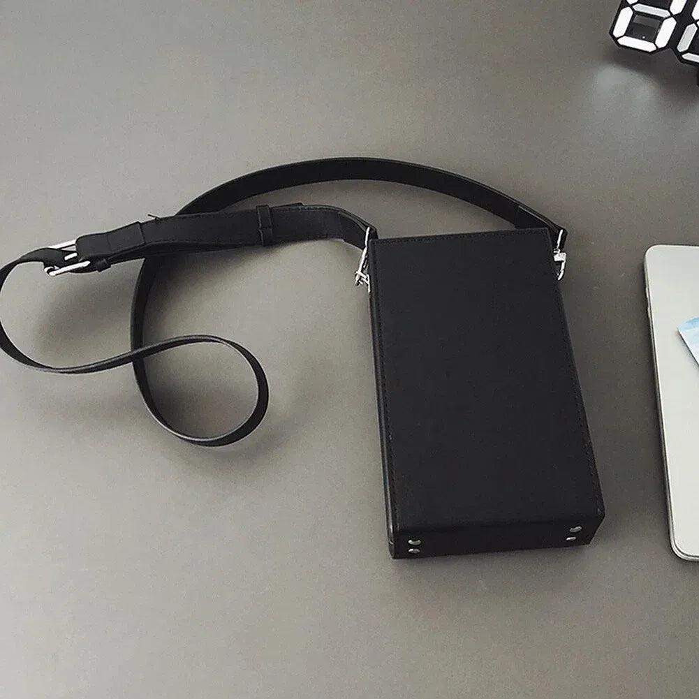 Novelty Gaming Console Shape PU Leather Adjustable Crossbody Bag
